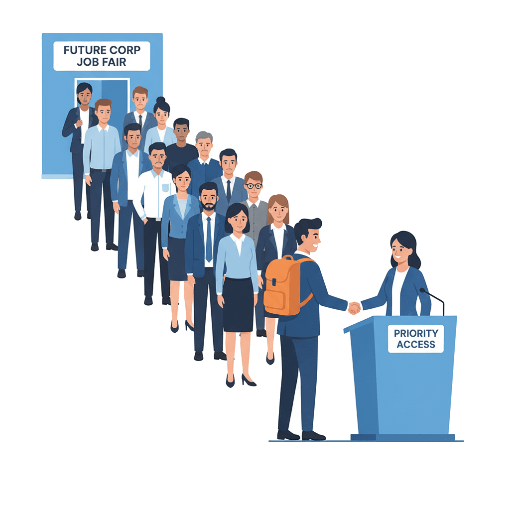 Évitez la file d'attente des candidatures classiques